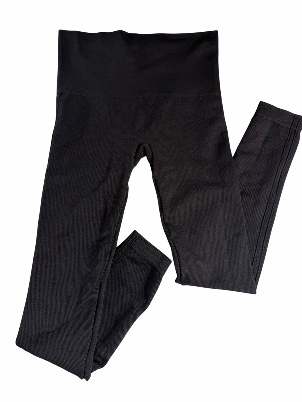 Spanx Look At Me Now full length black Seamless high rise Legging small - Picture 2 of 4